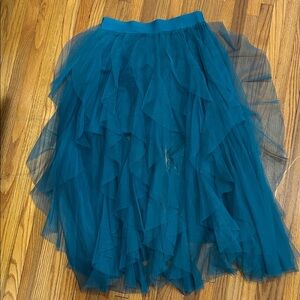 Sincerely Jules Teal Layered Tulle Skirt - Women
